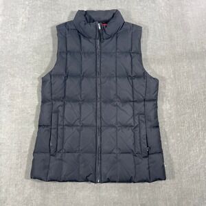 GAP‎ Puffer Vest Women's Small Black Sleeveless Down Filled Outerwear